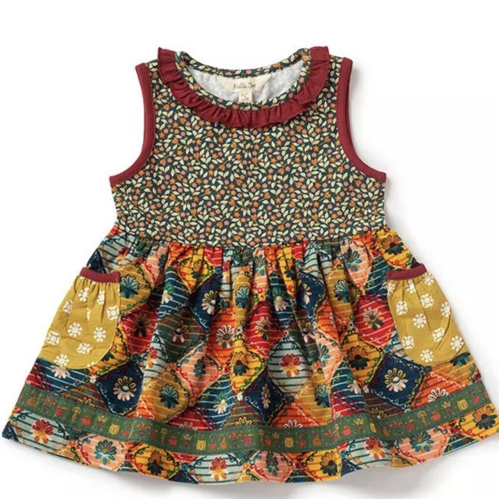 Matilda Jane Mohunk Mountain Sara Patchwork Corduroy Fall Top